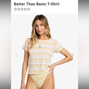 Billabong NWT Better than Basic T-Shirt